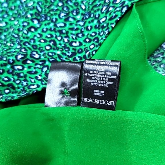 NWOT SANCTUARY Green Animal Print Dress - Picture 8 of 8